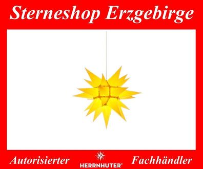 Herrnhuter Stern Adventsstern Papierstern I4 gelb 40 cm für Innen