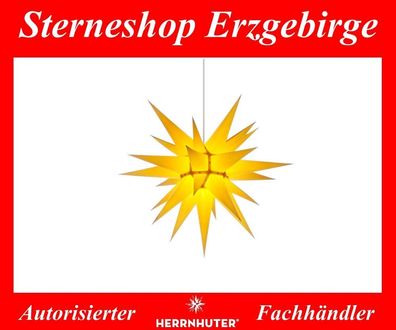 Herrnhuter Stern Adventsstern Papierstern I6 gelb 60 cm für Innen
