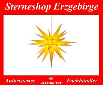 Herrnhuter Stern Adventsstern Papierstern I7 gelb 70 cm für Innen