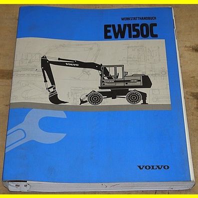 Werkstatthandbuch - Volvo EW150C - Ausgabe 1 ab Fabriknummer 501 - guter Zustand
