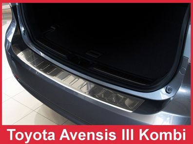 Ladekantenschutz | Edelstahl passend für Toyota Avensis III combi 2009-2011