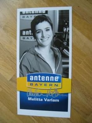 Antenne Bayern - Melitta Varlam - hands. Autogramm!