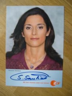 ZDF Fernsehmoderatorin Susana Santina - handsigniertes Autogramm!!!