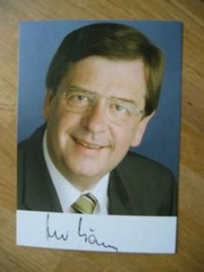 Baden-Württemberg Minister Willi Stächele - Autogramm!!