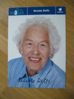 Aus gutem Haus - Renate Delfs - Autogramm!