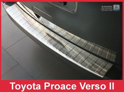 Edelstahl Ladekantenschutz für Toyota ProAce VERSO II Bj. ab 2016 Stoßstangenschutz