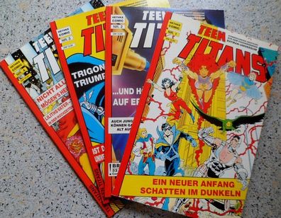 Teen Titans Nr. 1-4 -- Comics aus dem Hethke Verlag 1989-90
