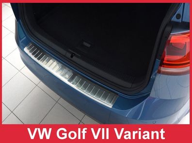 Ladekantenschutz | Edelstahl passend für Volkswagen GOLF VII Variant /