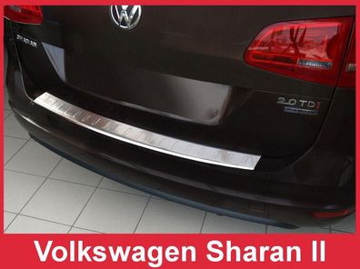 Edelstahl | Ladekantenschutz für Volkswagen Sharan II 2010->