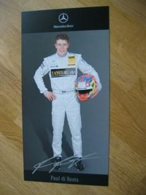 Mercedes-Benz - DTM - Paul di Resta - Autogramm!