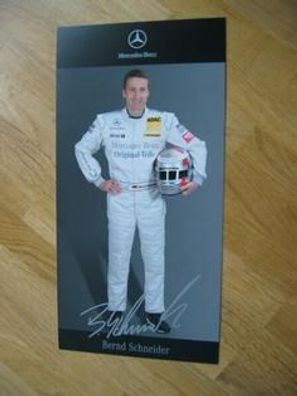 Mercedes-Benz - DTM - Bernd Schneider - Autogramm!