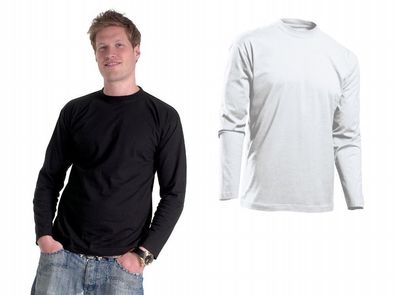 Langarm-Shirt 3XL XXXL schwarz weiß T-Shirt Langarmshirt Pullover Sweatshirt TOP