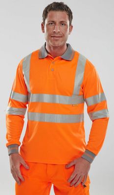 Warnschutz Langarmshirt orange S-3XL Warnshirt Pullover Sweatshirt warnorange