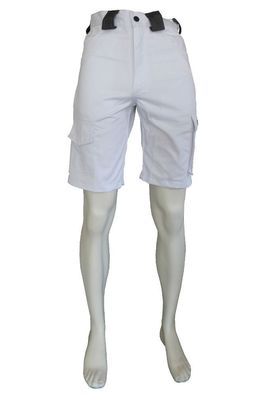 Arbeitsshorts weiß 42-64 Bermuda Kurze Hose Shorts Arbeitshose Malerhose Short