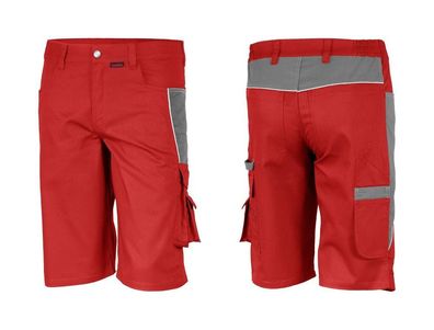 Pantalones cortos trabajo rojo gris 42-64 Bermuda Shorts de