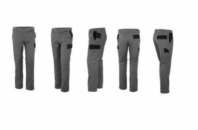 Image Pantalon à pinces de montage 42-64 travail gris-noir