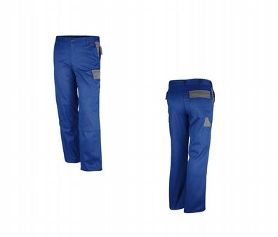 Image Pantalon à pinces de montage 42-64 travail bleu-gris