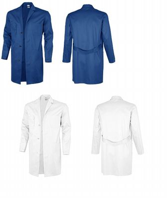 Blouse professionnelle bleu vif blanc Manteau Robes de chambre d'artiste peintre