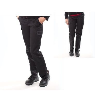 Work Trousers Ladies Cargo Pants Size 34 - 46 Black montagehose