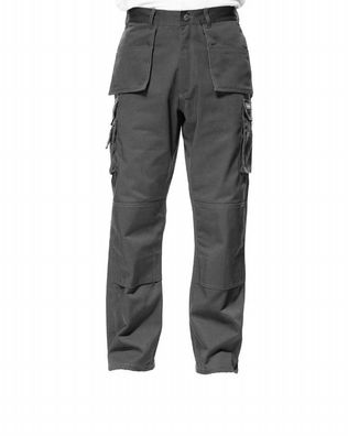 BUENO Pantalones de trabajo montaje gris 44-68 Con Cierre Cargo U906
