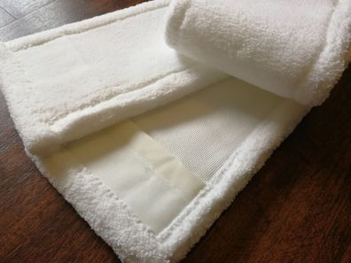 NEU Wischmop Microfasermopp 40cm weiß Wischmopp Moppbezug Micromopp Mopp Bezug