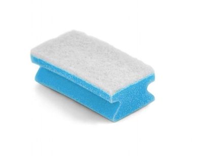 100 x Schwamm blau Reinigungsschwamm Vliesschwamm Putzschwamm kratzfrei 15x7x4cm