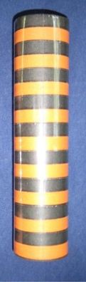 Luftschlange - orange/ schwarz - 4 m