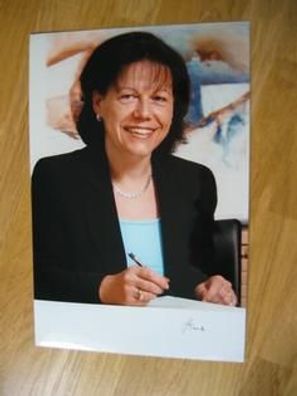 Liechtenstein - Regierungsrätin Rita Kieber-Beck - handsigniertes Autogramm!!!