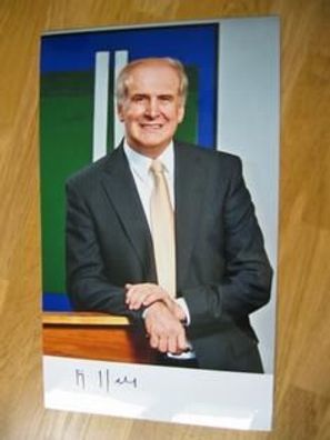 Liechtenstein Regierungschef Otmar Hasler - handsigniertes Autogramm!!!