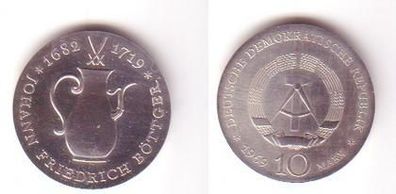 DDR Gedenk Münze 10 Mark Johann Friedrich Böttger 1969