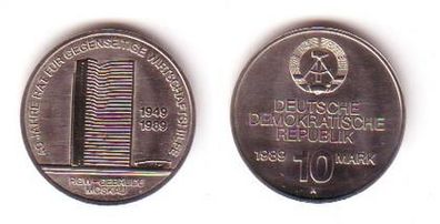 DDR Gedenk Münze 10 Mark 40 Jahre RGW 1989
