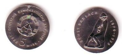 DDR Gedenk Münzen 5 Mark Ernst Barlach 1988