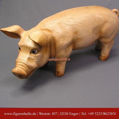 Schwein Schweinchen ROSA FIGUR STATUE Skulptur Dekoration DEKO Aufstellfigur Bauernhf