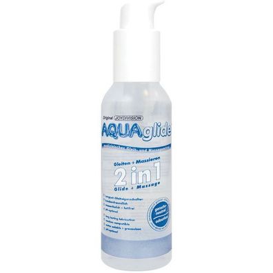 Aquaglide 2 in 1 - Gleitmittel - Gleitgel - Wasserbasis - Lube - Massage 125 ml