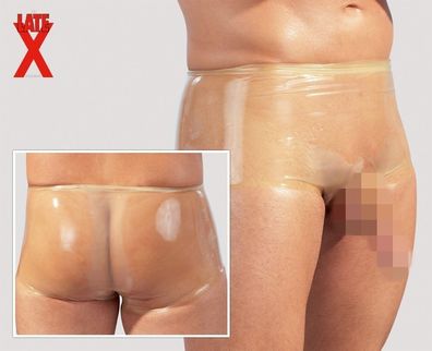 Gummihose mit Kondom Inkontinenz Slip Intim Hygiene Transparent Windel S/ M L/ XL