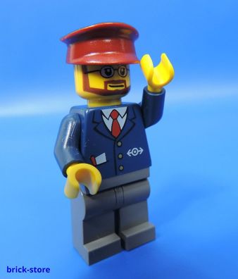 LEGO® 7938 City (Nr.24) Figur / Schaffner Fahrkarten Kontrolleur / 1 Stück