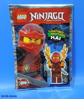 LEGO® Ninjago Figur 891729 Limited Edition / Kai mit 2 Flammen Kraft / Polybag
