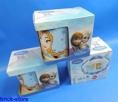 Stor Disney Frozen / Tasse / Porzellantasse im Geschenk Set / 3 Stück