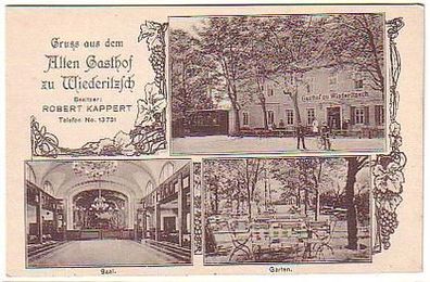 Ak Gruß aus dem "Alten Gasthof" Wiederitzsch um 1920