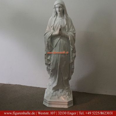 Maria weiß weiße Dekorationen Statue Skulptur Figur groß Heilige Jungfrau