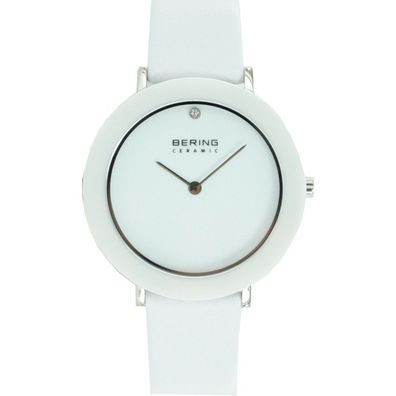 Bering Damen Uhr Armbanduhr Slim Ceramic - 11435-654 Leder