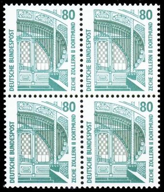BRD DS Sehenswürdigkeiten Nr 1342Au postfrisch Viererbl S505BDE