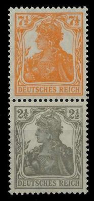 Deutsches REICH Zusammendrucke Nr S13a postfrisch SENKR X7D13E2