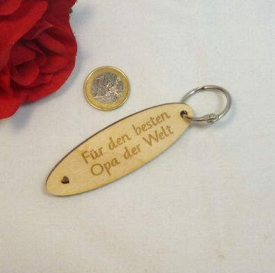 Schlüsselanhänger Für den besten Opa der Welt Geburtstag Geschenk
