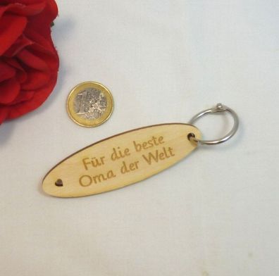 Schlüsselanhänger Für die beste Oma der Welt Geburtstag Geschenk
