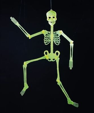 Skelett - ca. 1,5 m - nachtleuchtend