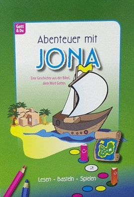 Abenteuer mit Jona" Christliches Spiel für Kinder zum Lesen Basteln Spielen von VdHS