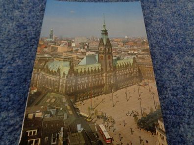 5357 Postkarte, Grußkarte, Ansichtskarte-Hamburg Hansestadt-Rathaus