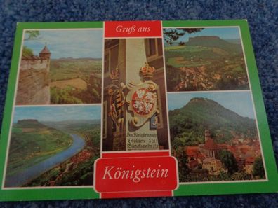 5359 Postkarte, Grußkarte, Ansichtskarte-Königstein Kreis Pirna