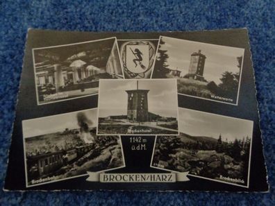 5361 Postkarte, Grußkarte, Ansichtskarte-Brocken Harz
